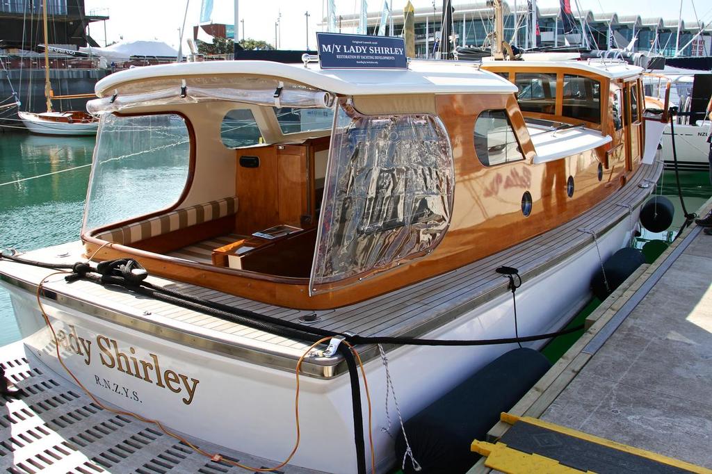 Lady Shirley (launched 1938) - 2014 Auckland On The Water Boatshow © Richard Gladwell www.photosport.co.nz